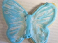 Blue Royal Icing - Butterfly Cookies